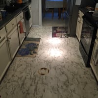 Old flooring in a house